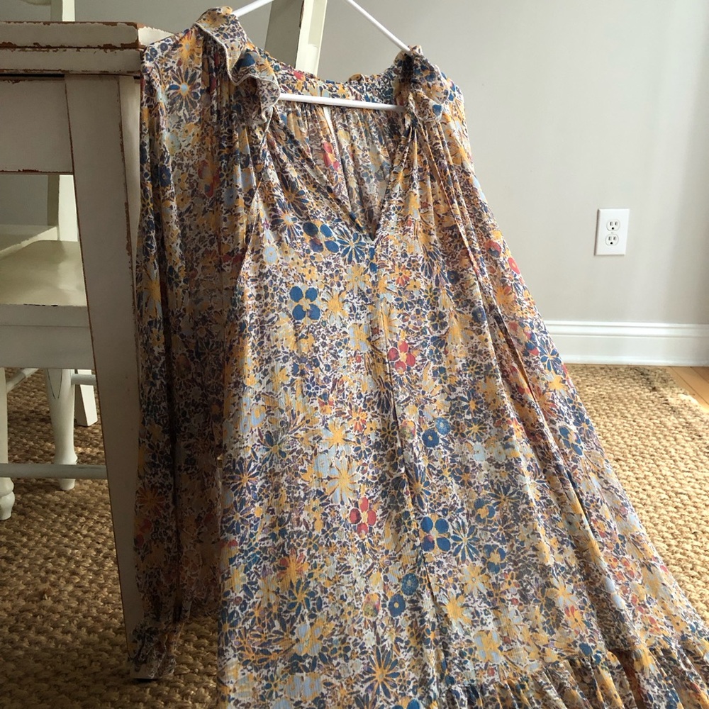 Free People Feeling Groovy Maxi Dress. Size Medium - Picture 9 of 16
